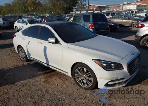 2020 Genesis G80 3.8 Awd из США, поврежденный, VIN KMTFN4JE4LU334950
